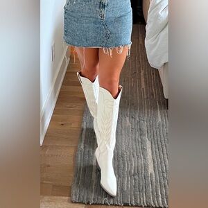 White Cowboy boots